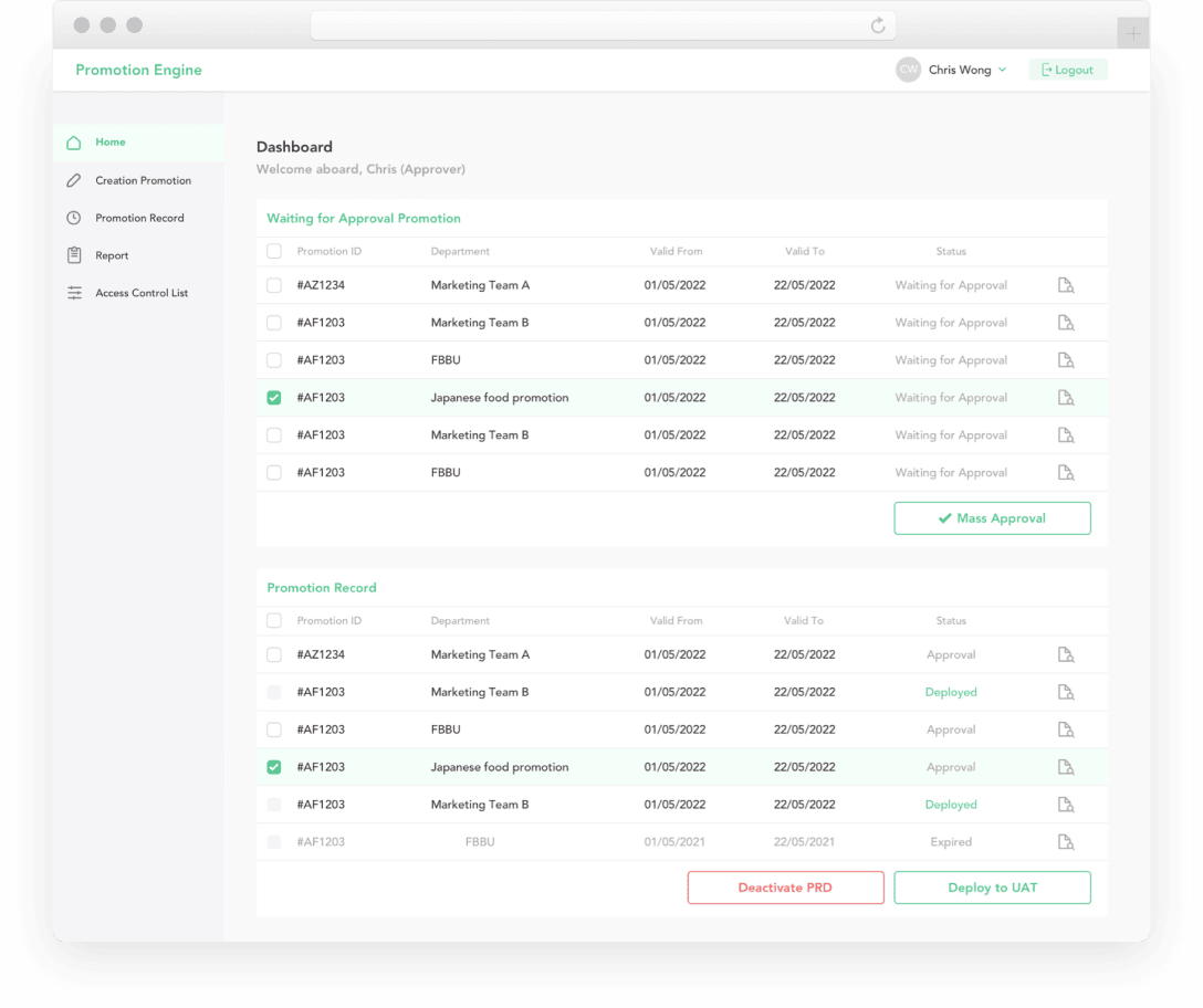 city’super eShop CMS UI Design 1