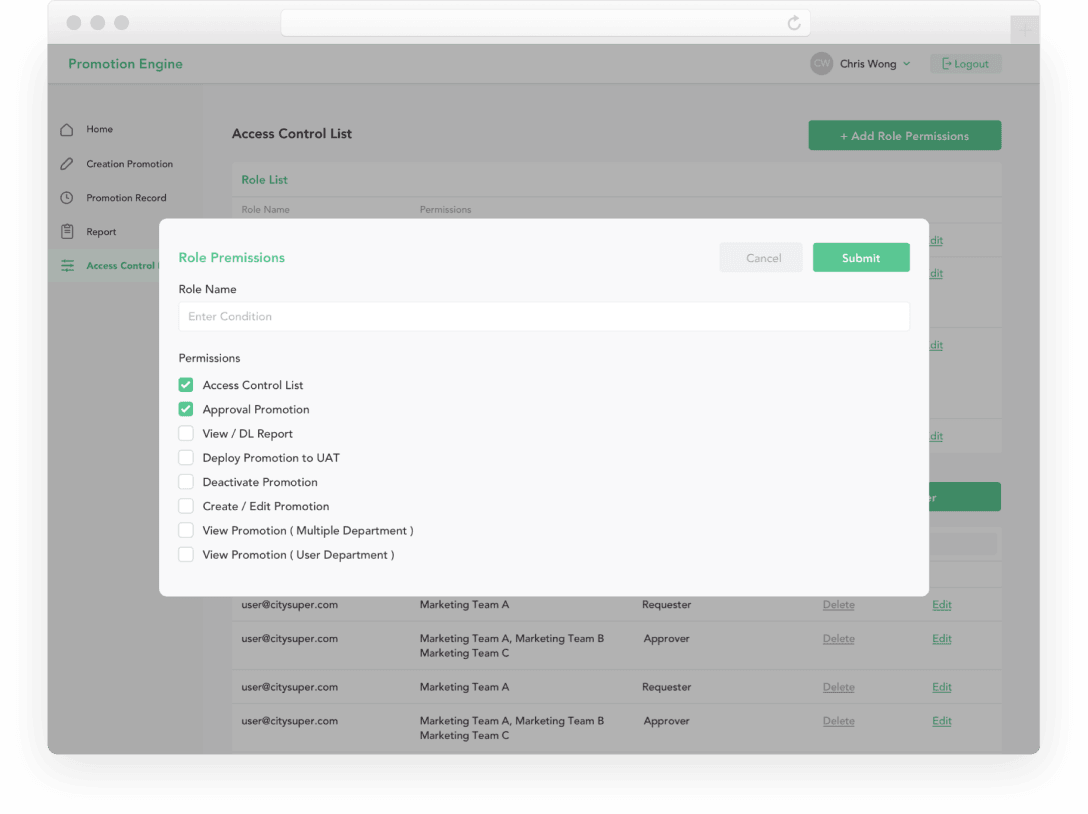 city’super eShop CMS UI Design 4