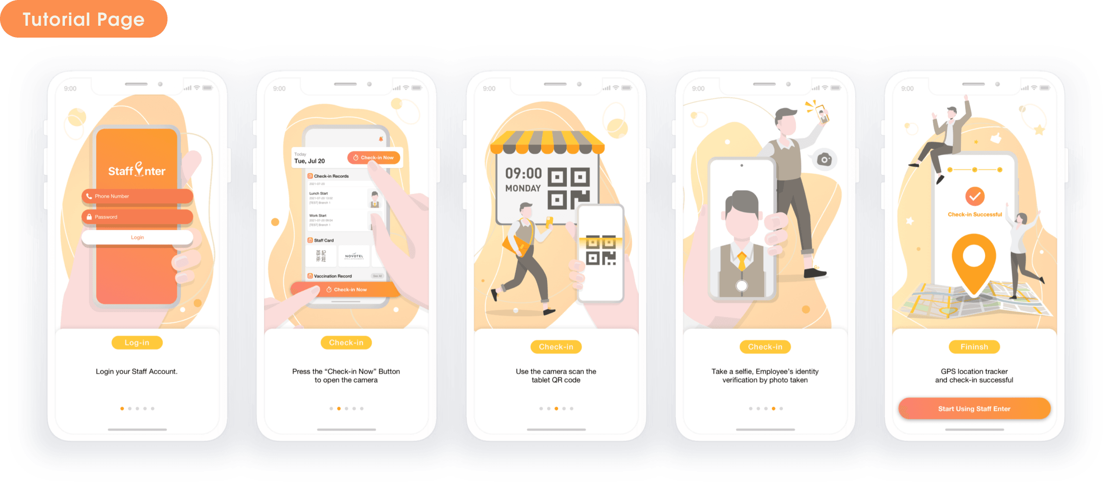 Staff Enter UI Visual Design 1