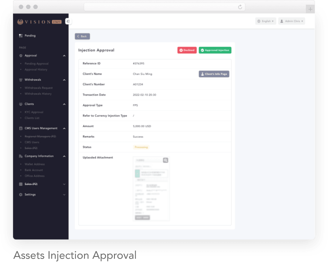Vision Trustee CMS UI Design 4