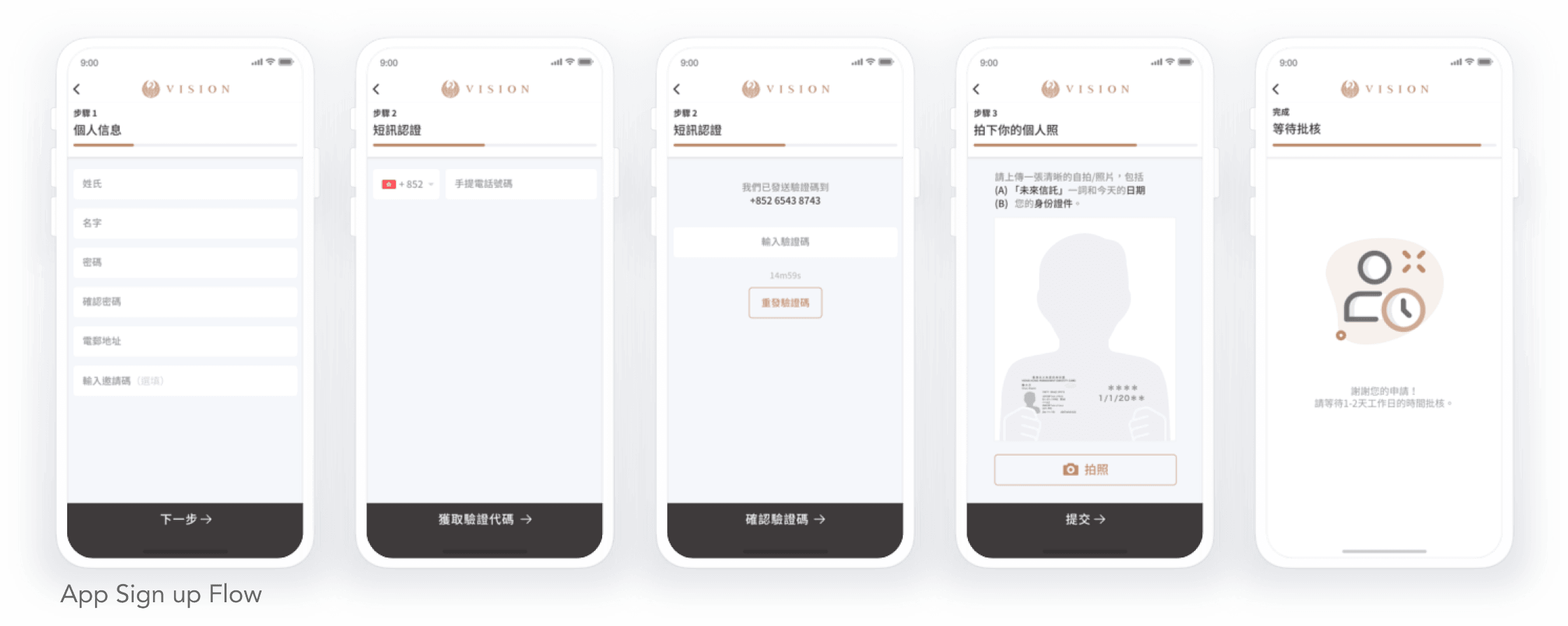 Vision Trustee Responsive UI Design 1